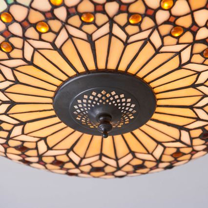 Endon 64276 - Lampa sufitowa MILLE FEUX 2xE27/60W/230V śr. 45 cm