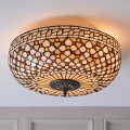 Endon 64276 - Lampa sufitowa Tiffany MILLE FEUX 2xE27/60W/230V śr. 45 cm