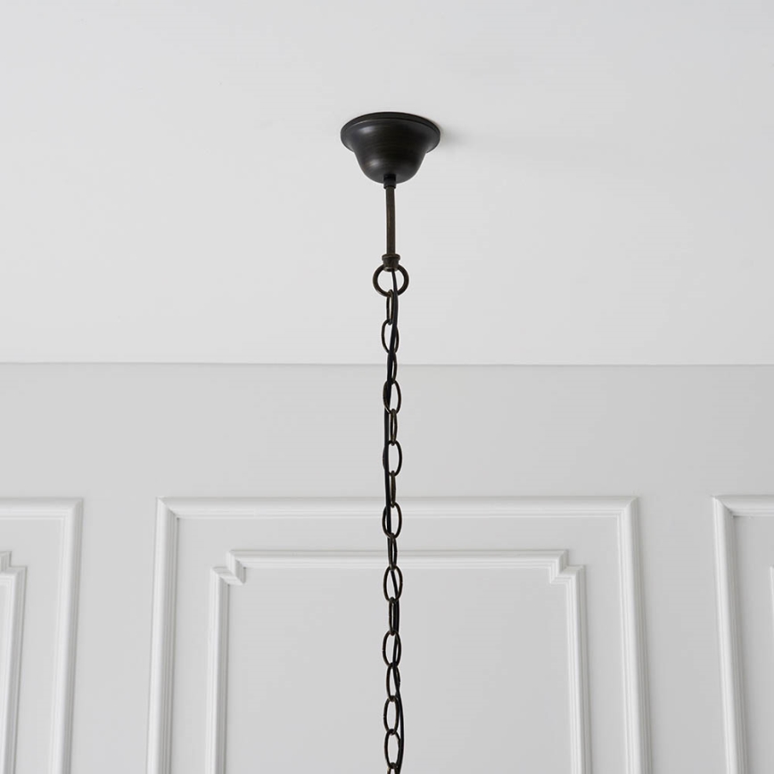 Endon 64285 - Żyrandol na łańcuchu NEVADA 1xE27/60W/230V śr. 35 cm