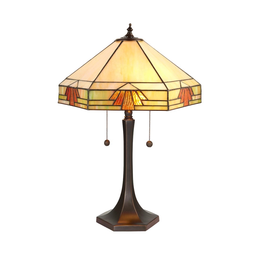 Endon 64286 - Lampa stołowa NEVADA 2xE27/60W/230V śr. 40 cm