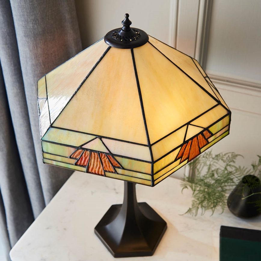 Endon 64286 - Lampa stołowa NEVADA 2xE27/60W/230V śr. 40 cm