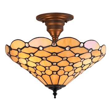 Endon 64300 - Żyrandol natynkowy PEARL 3xE27/60W/230V śr. 37 cm