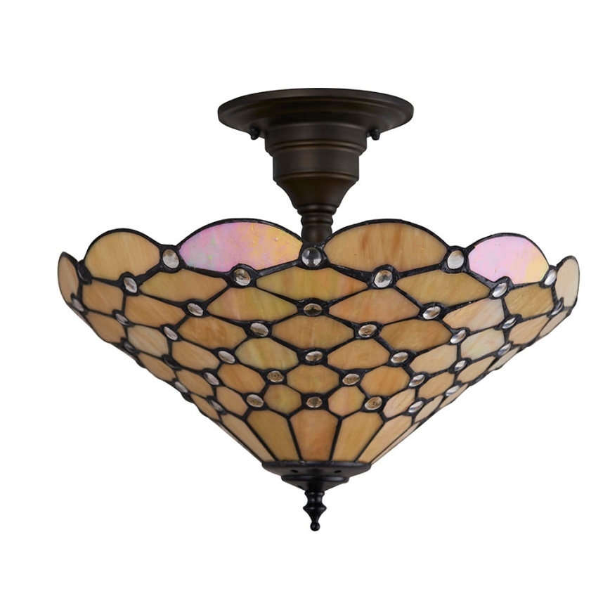 Endon 64300 - Żyrandol natynkowy PEARL 3xE27/60W/230V śr. 37 cm