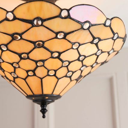 Endon 64300 - Żyrandol natynkowy PEARL 3xE27/60W/230V śr. 37 cm