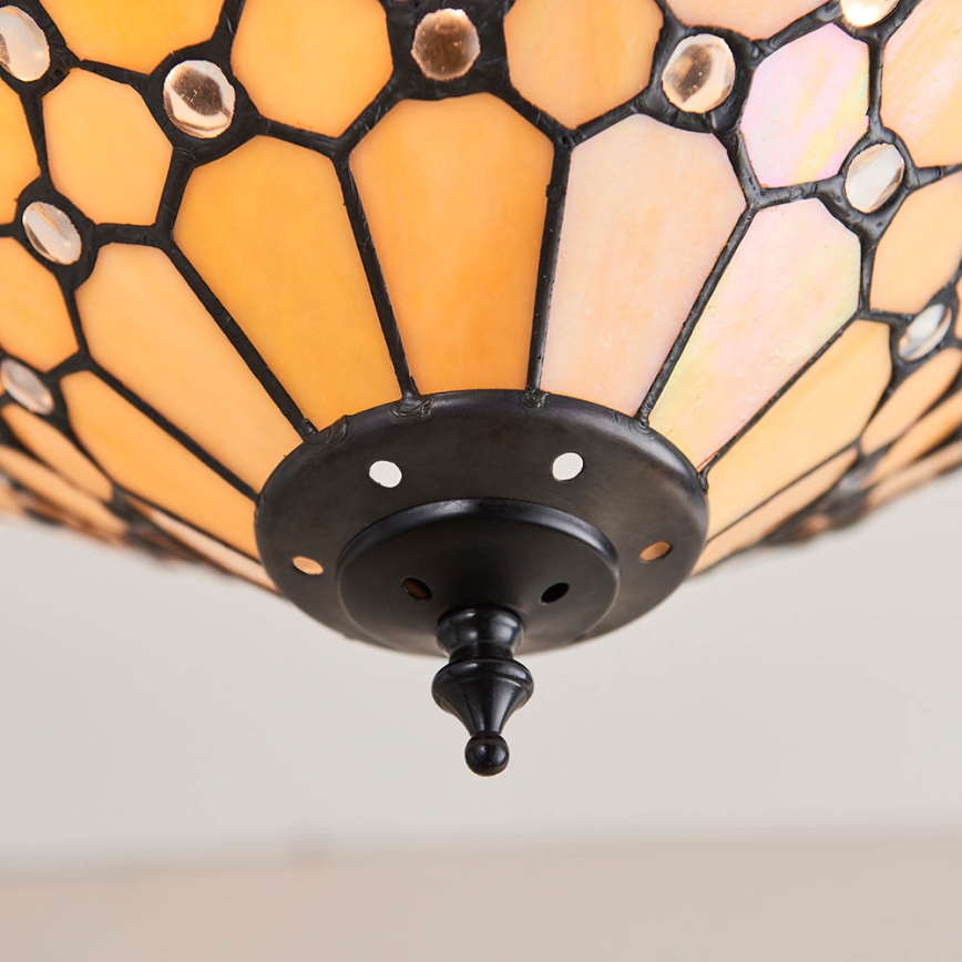 Endon 64300 - Żyrandol natynkowy PEARL 3xE27/60W/230V śr. 37 cm