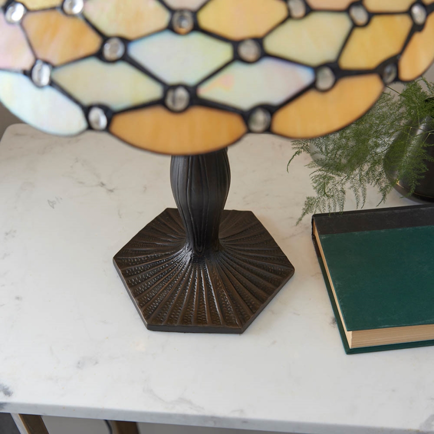 Endon 64301 - Lampa stołowa PEARL 1xE27/60W/230V śr. 37 cm