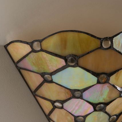 Endon 64302 - Kinkiet Tiffany PEARL 1xE14/40W/230V