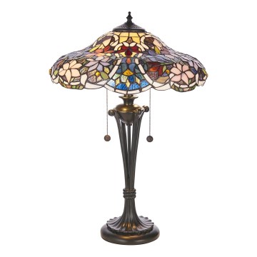 Endon 64326 - Lampa stołowa Tiffany SULLIVAN 2xE27/60W/230V Ø 40 cm