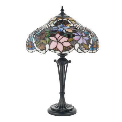 Endon 64327 - Lampa stołowa Tiffany SULLIVAN 2xE14/40W/230V, średnica 30 cm