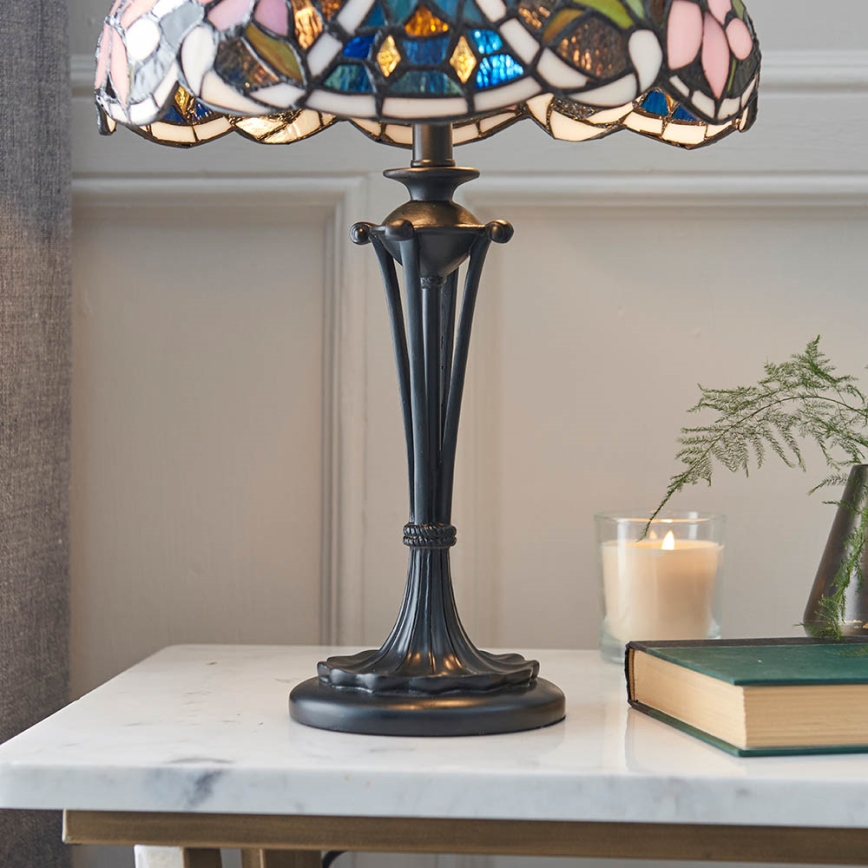 Endon 64327 - Lampa stołowa Tiffany SULLIVAN 2xE14/40W/230V, średnica 30 cm