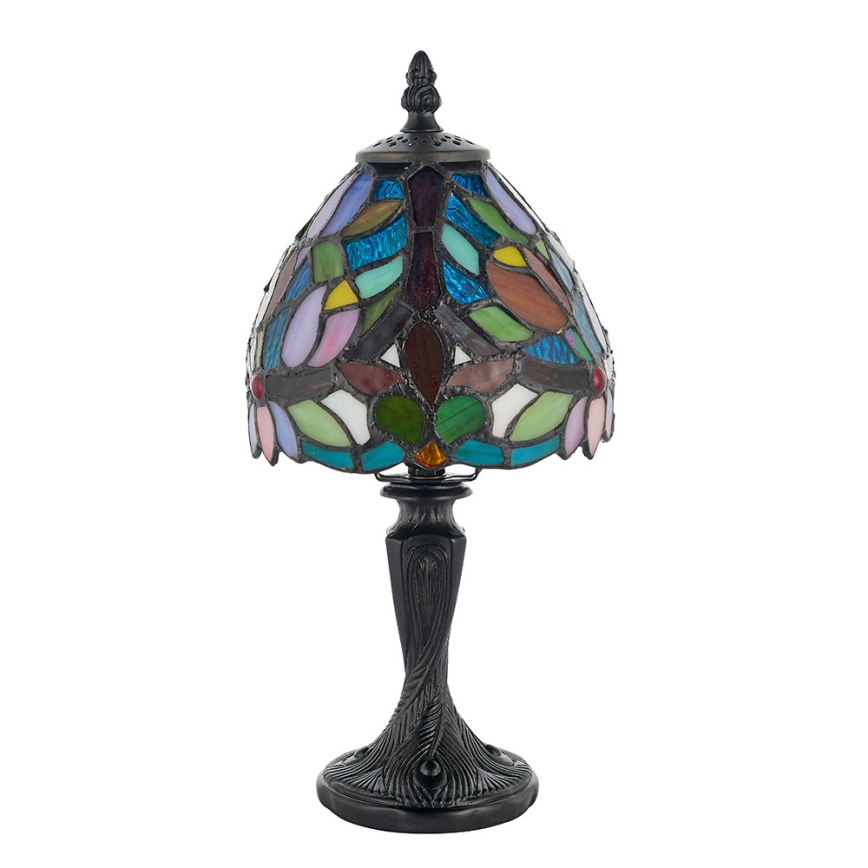 Endon 64331 - Lampa stołowa Tiffany SYLVETTE 1xE14/40W/230V śr. 15 cm