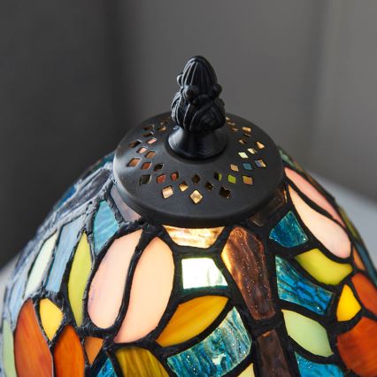Endon 64331 - Lampa stołowa Tiffany SYLVETTE 1xE14/40W/230V śr. 15 cm