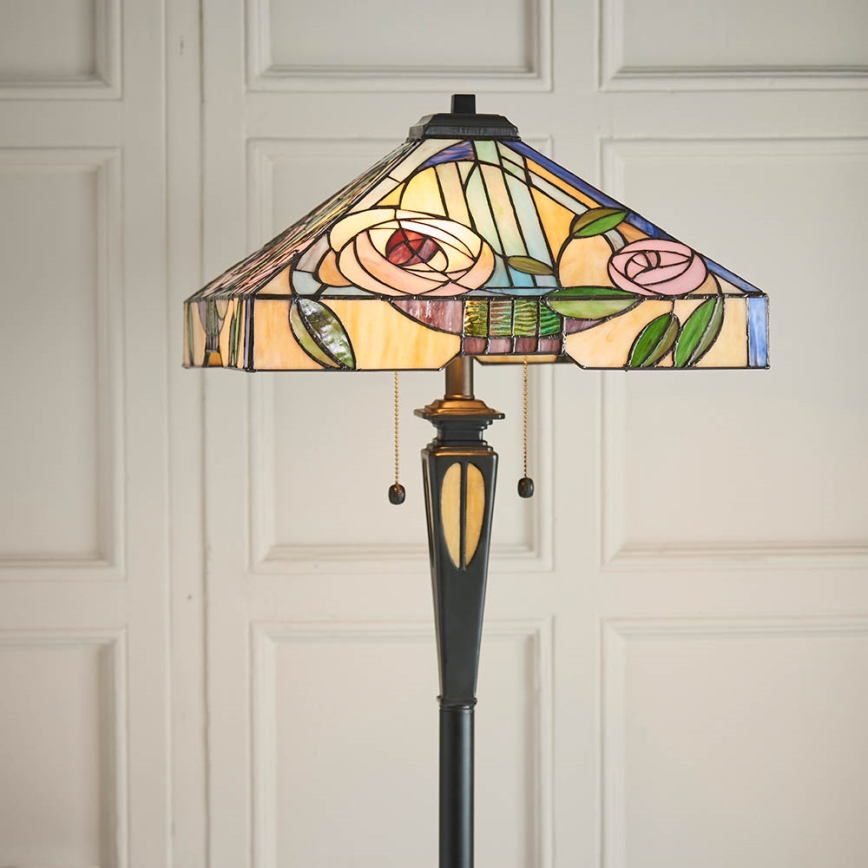 Endon 64383 - Lampa stojąca WILLIOW 2xE27/60W/230V śr. 42,5 cm