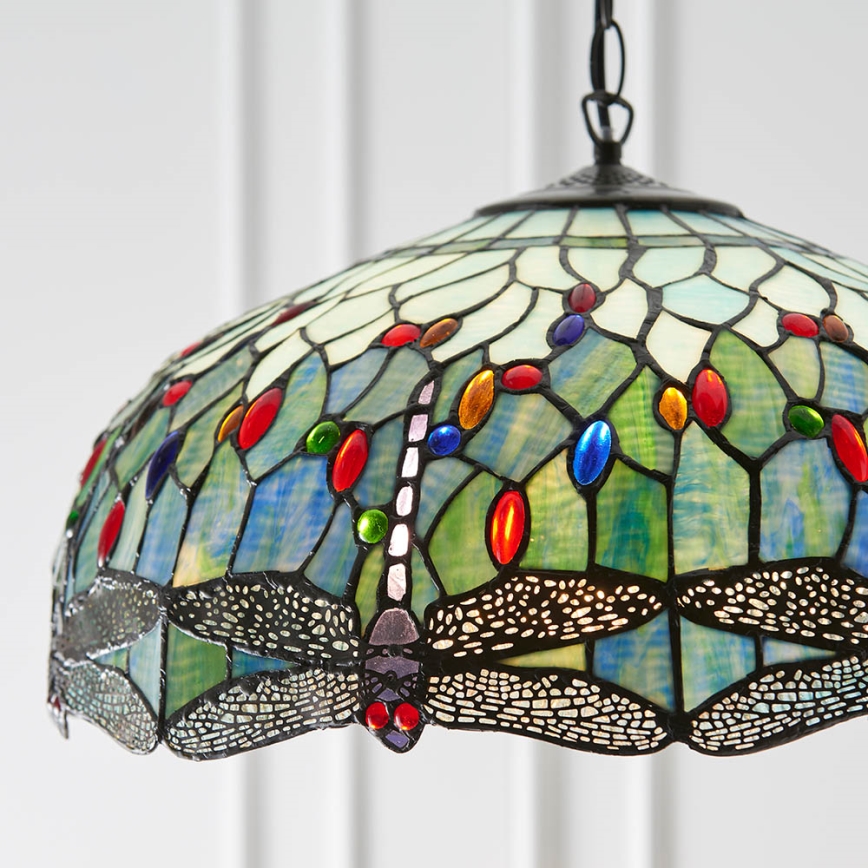 Endon 66148 - Żyrandol na łańcuchu DRAGONFLY 3xE27/60W/230V śr. 50 cm