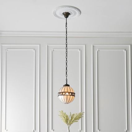 Endon 67044 - Żyrandol na łańcuchu FARGO 1xE14/40W/230V śr. 25,5 cm