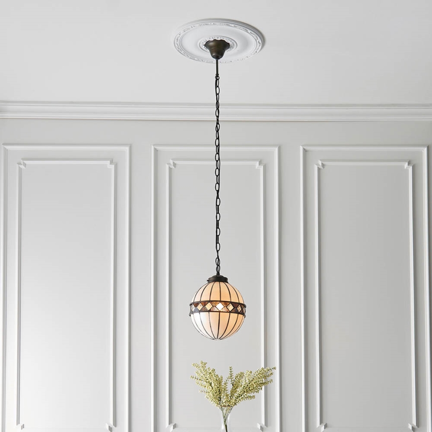 Endon 67044 - Żyrandol na łańcuchu FARGO 1xE14/40W/230V śr. 25,5 cm