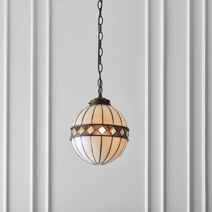Endon 67044 - Żyrandol na łańcuchu FARGO 1xE14/40W/230V śr. 25,5 cm