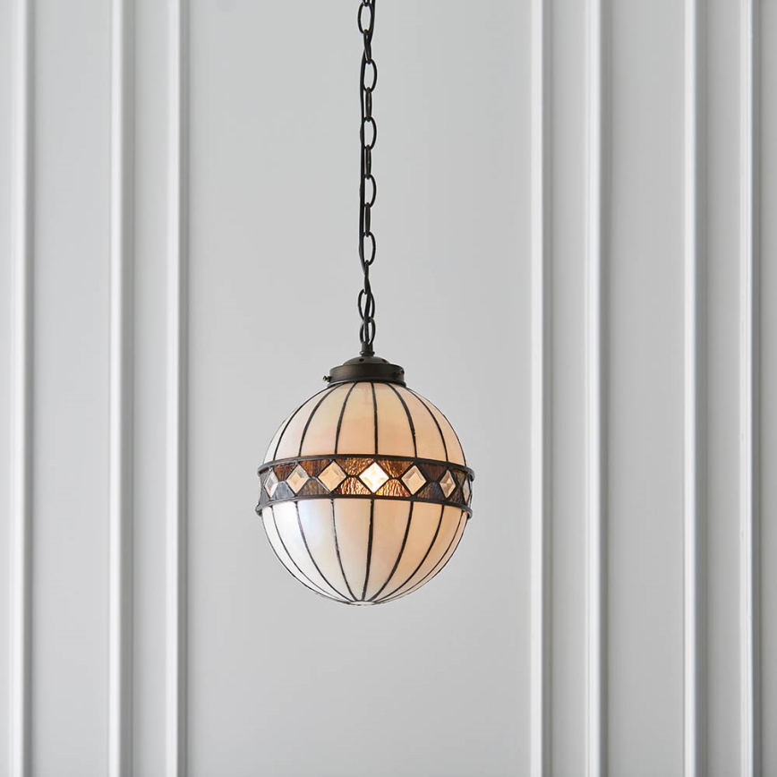 Endon 67044 - Żyrandol na łańcuchu FARGO 1xE14/40W/230V śr. 25,5 cm