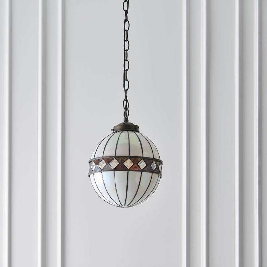 Endon 67044 - Żyrandol na łańcuchu FARGO 1xE14/40W/230V śr. 25,5 cm