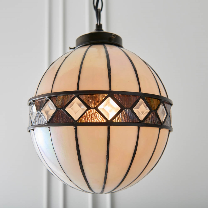 Endon 67044 - Żyrandol na łańcuchu FARGO 1xE14/40W/230V śr. 25,5 cm