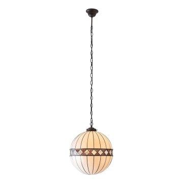 Endon 67045 - Żyrandol na łańcuchu FARGO 1xE27/60W/230V śr. 40 cm