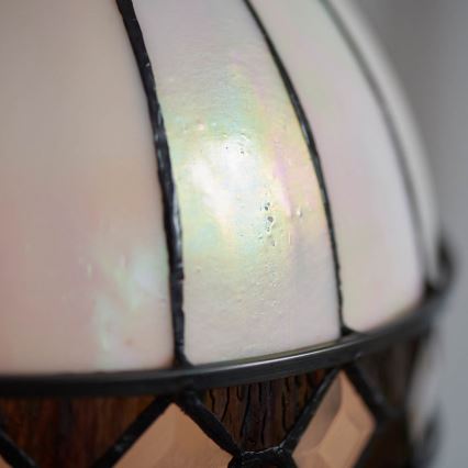 Endon 67045 - Żyrandol na łańcuchu Tiffany FARGO 1xE27/60W/230V Ø 40 cm