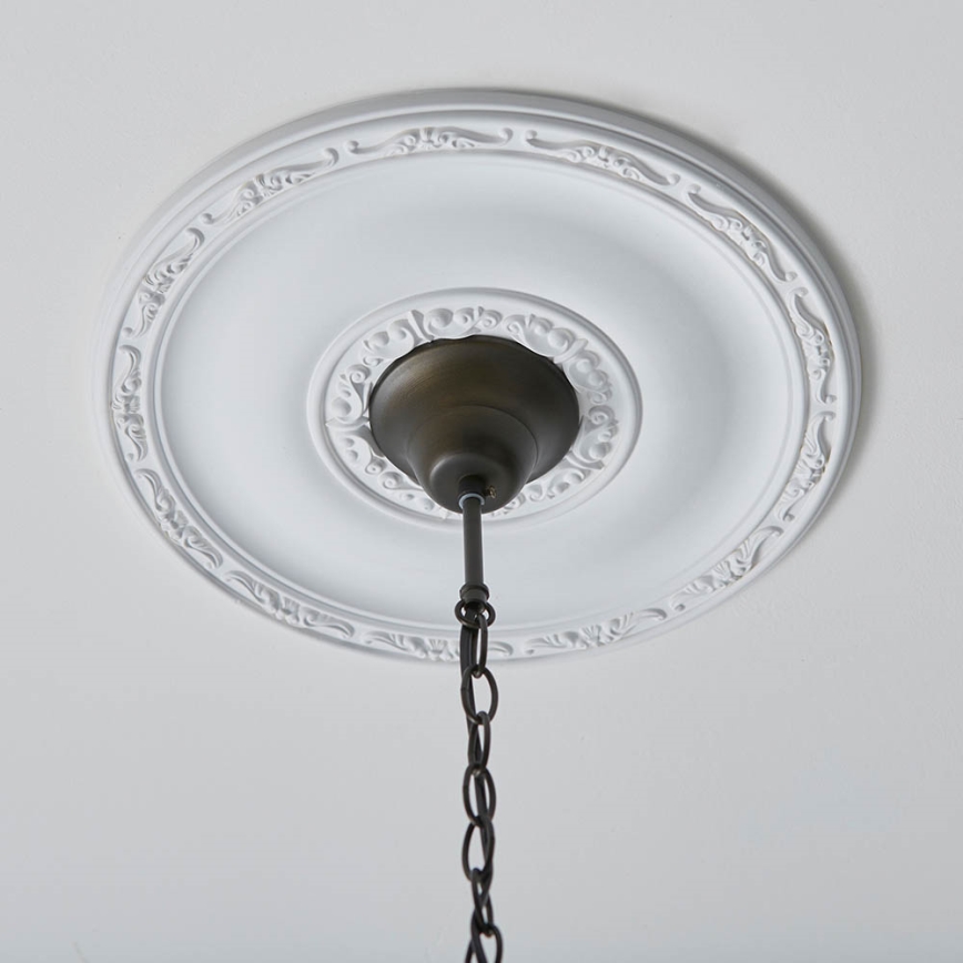 Endon 67045 - Żyrandol na łańcuchu Tiffany FARGO 1xE27/60W/230V Ø 40 cm