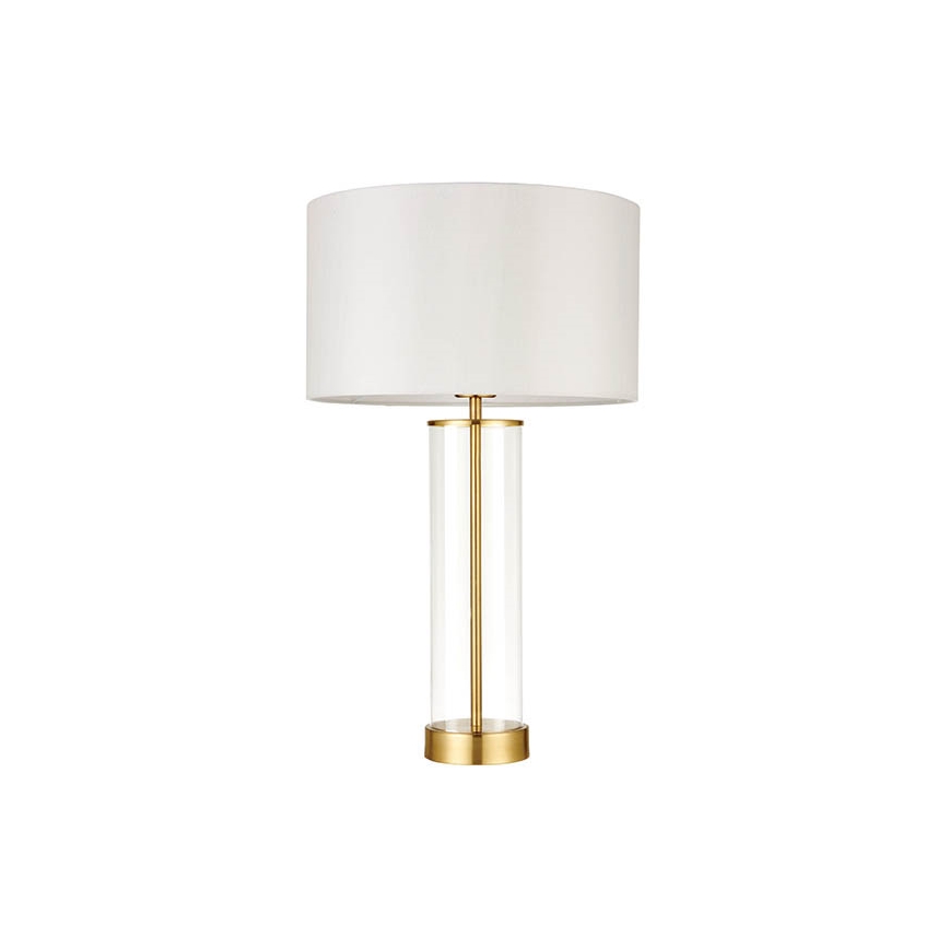 Endon 68802 - ściemniana dotykowa lampa stołowa LESSINA 1xE27/10W/230V złota/biała