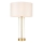 Endon 68802 - ściemniana dotykowa lampa stołowa LESSINA 1xE27/10W/230V złota/biała