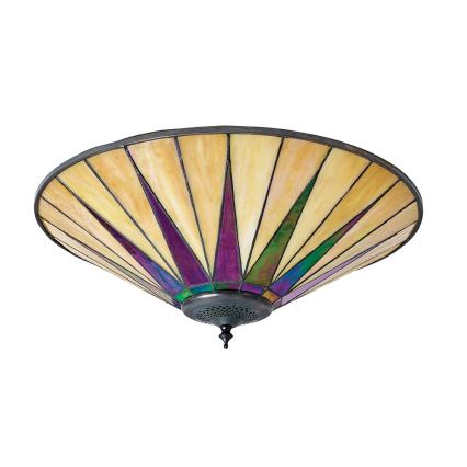 Endon 70240 - Plafon DARK STAR 2xE27/40W/230V śr. 49 cm