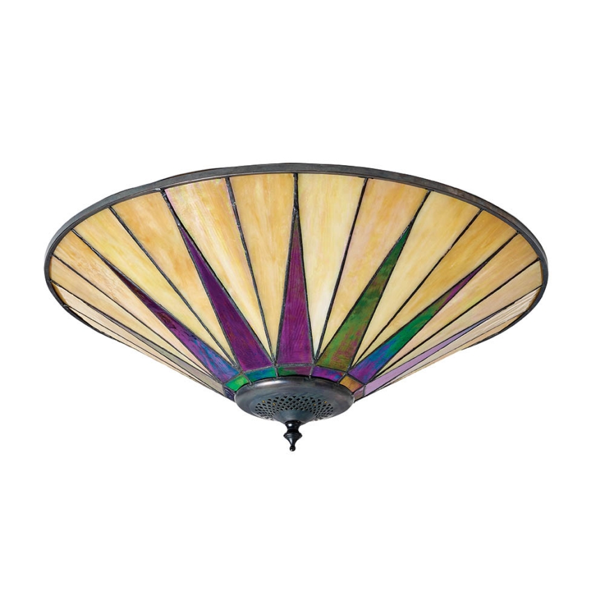 Endon 70240 - Plafon DARK STAR 2xE27/40W/230V śr. 49 cm