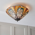 Endon 70241 - Lampa sufitowa Tiffany HECTOR 2xE27/60W/230V Ø 40 cm