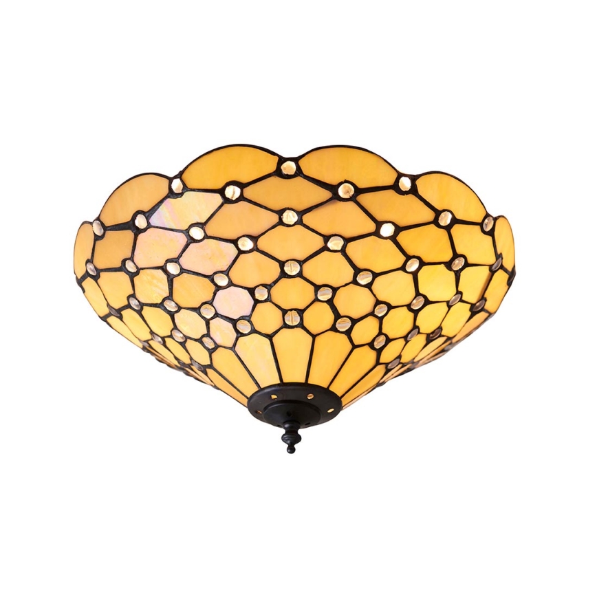 Endon 70242 - Plafon PEARL 2xE27/60W/230V śr. 37 cm