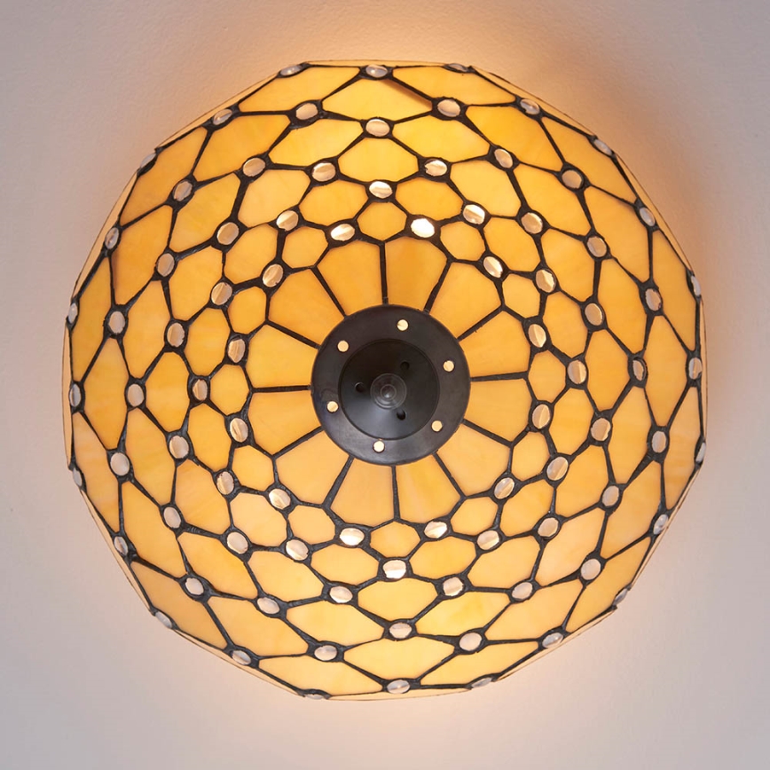 Endon 70242 - Plafon PEARL 2xE27/60W/230V śr. 37 cm