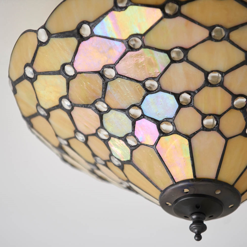 Endon 70242 - Plafon PEARL 2xE27/60W/230V śr. 37 cm