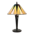Endon 70367 - Lampa stołowa Tiffany DARK STAR 1xE14/40W/230V śr. 30 cm