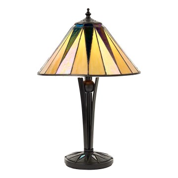 Endon 70367 - Lampa stołowa Tiffany DARK STAR 1xE14/40W/230V śr. 30 cm
