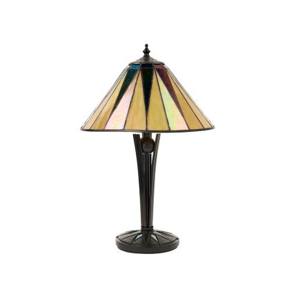 Endon 70367 - Lampa stołowa Tiffany DARK STAR 1xE14/40W/230V śr. 30 cm