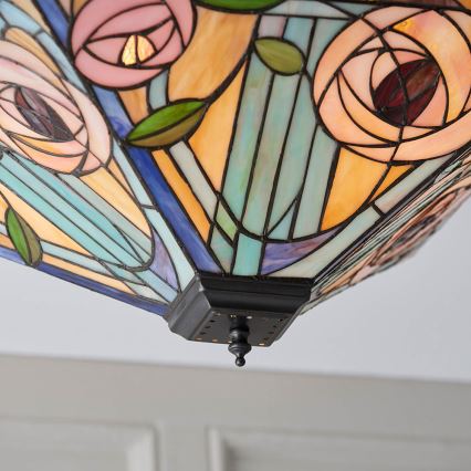 Endon 70698 - Lampa sufitowa WILLOW 2xE27/60W/230V