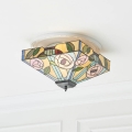 Endon 70699 - Lampa sufitowa Tiffany WILLOW 2xE27/60W/230V 35x35 cm