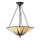 Endon 70754 - Żyrandol na łańcuchu DARK STAR 3xE27/60W/230V śr. 49 cm
