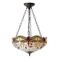 Endon 70759 - Żyrandol na łańcuchu DRAGONFLY 3xE27/60W/230V śr. 41 cm