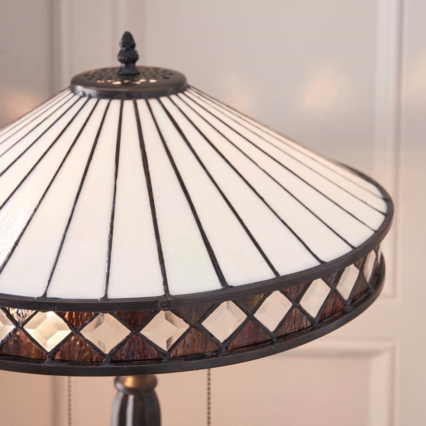 Endon 70935 - Lampa stołowa FARGO 2xE27/60W/230V śr. 41,5 cm