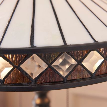 Endon 70935 - Lampa stołowa FARGO 2xE27/60W/230V śr. 41,5 cm