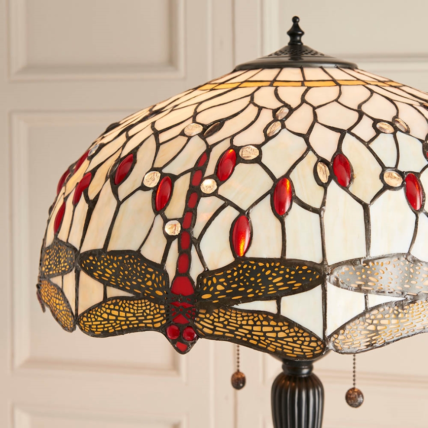 Endon 70940 - Lampa podłogowa DRAGONFLY 2xE27/60W/230V śr. 50 cm