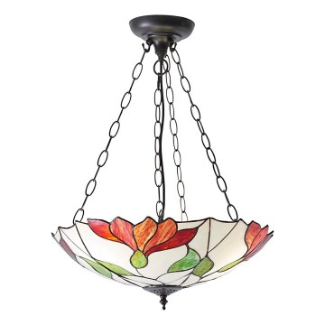 Endon 70946 - Żyrandol na łańcuchu BOTANICA 3xE27/60W/230V śr. 45 cm
