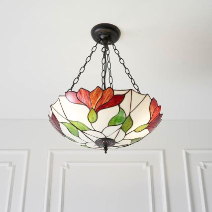 Endon 70946 - Żyrandol na łańcuchu BOTANICA 3xE27/60W/230V śr. 45 cm