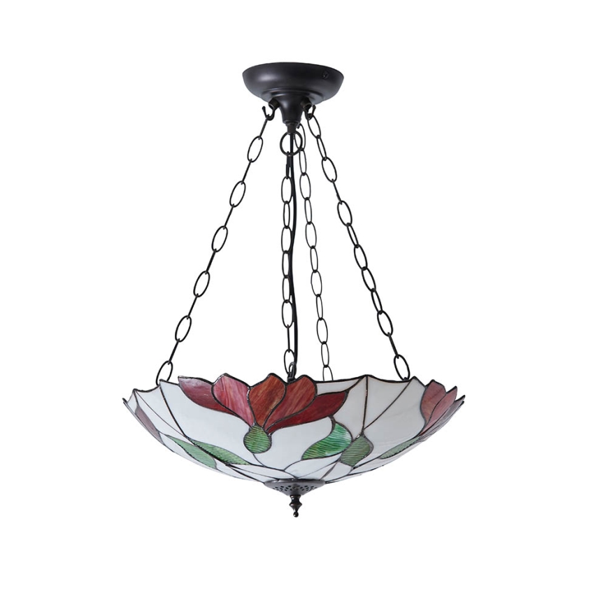 Endon 70946 - Żyrandol na łańcuchu BOTANICA 3xE27/60W/230V śr. 45 cm