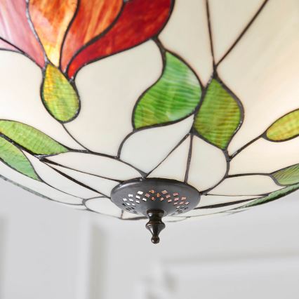 Endon 70946 - Żyrandol na łańcuchu BOTANICA 3xE27/60W/230V śr. 45 cm