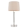 Endon 72175 - Lampa stołowa z portem USB SYON 1xE14/40W/230V chrom błyszczący/beżowy